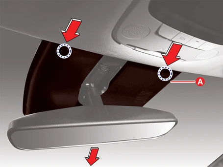 Kia EV6. Auto defoging sensor