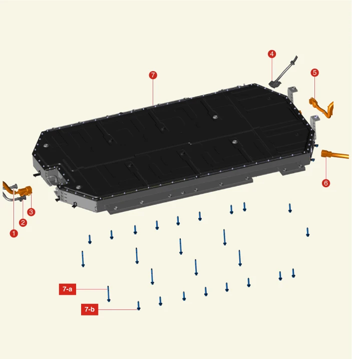 Kia EV6. Battery System Assembly (BSA)