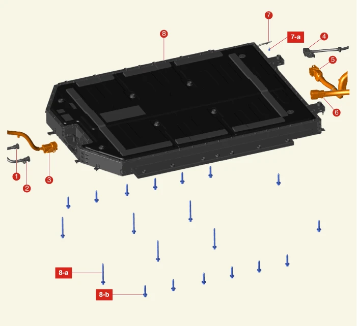 Kia EV6. Battery System Assembly (BSA)