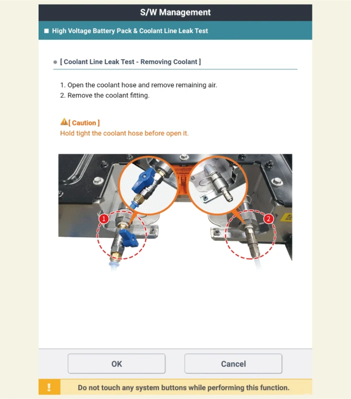 Kia EV6. Battery System Assembly (BSA) Inspection