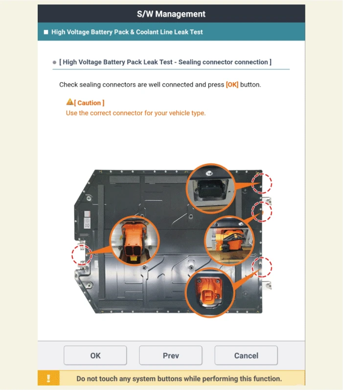 Kia EV6. Battery System Assembly (BSA) Inspection