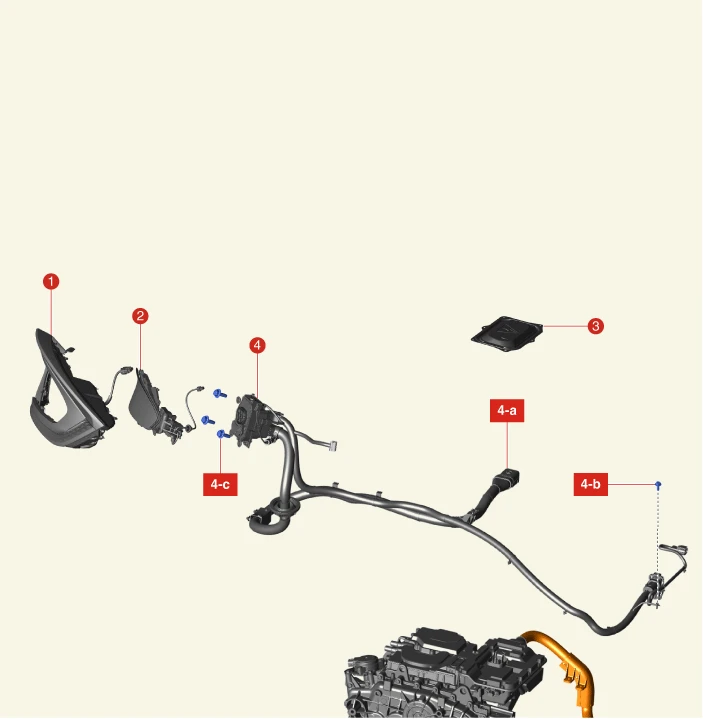 Kia EV6. Combo Charger Inlet Assembly