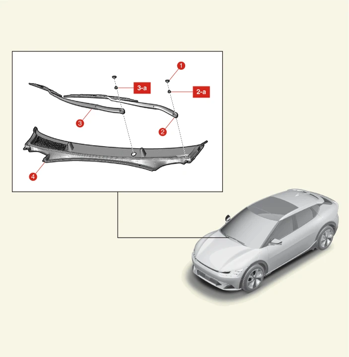 Kia EV6. Components and Components Location