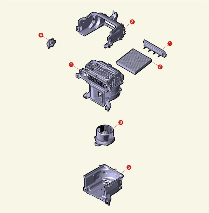 Kia EV6. Components and Components Location