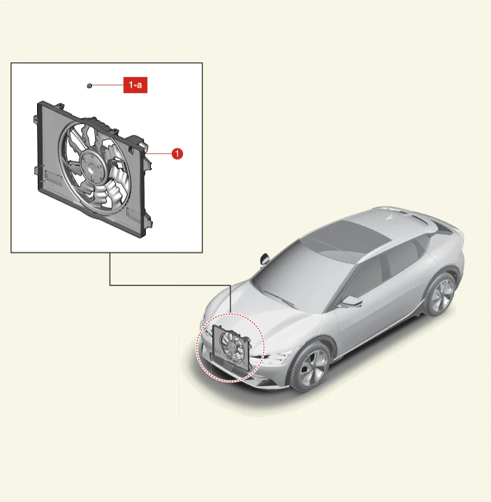 Kia EV6. Components and Components Location