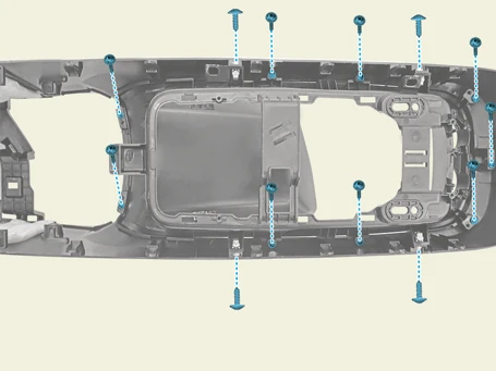 Kia EV6. Console Tray