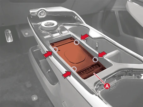 Kia EV6. Console Upper Cover