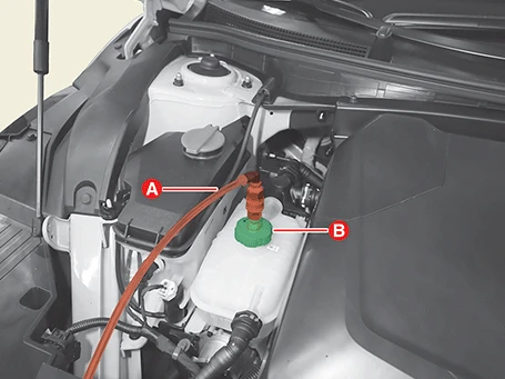 Kia EV6. Coolant