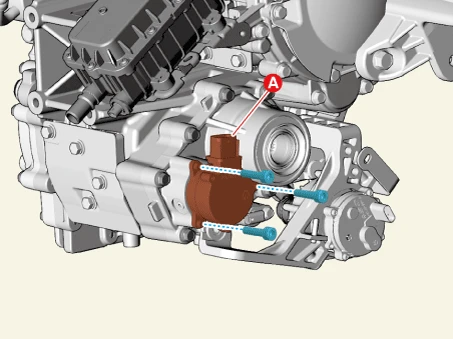 Kia EV6. Disconnect Actuator System (DAS) Motor