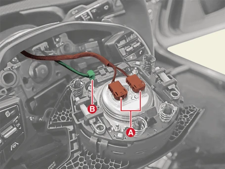 Kia EV6. Driver Airbag (DAB) Module and Clock Spring