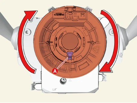 Kia EV6. Driver Airbag (DAB) Module and Clock Spring