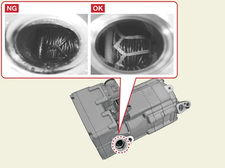 Kia EV6. Electric A/C Compressor