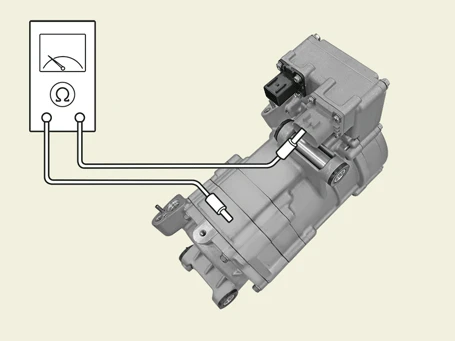 Kia EV6. Electric A/C Compressor