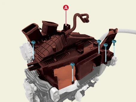 Kia EV6. Evaporator Core