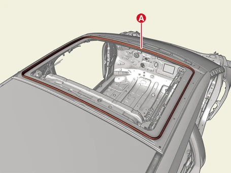 Kia EV6. Frame Weatherstrip