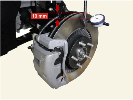 Kia EV6. Front brake disc