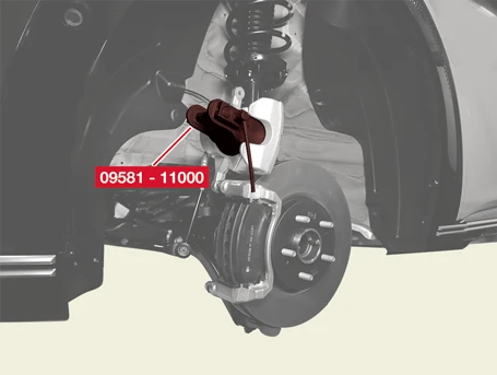 Kia EV6. Front brake disc