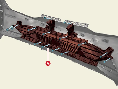 Kia EV6. Front Bumper Assembly