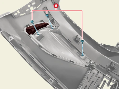 Kia EV6. Front Bumper Assembly