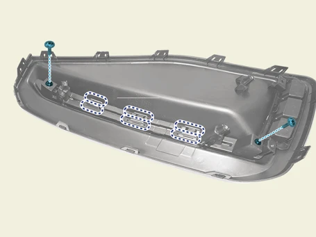 Kia EV6. Front Bumper Assembly