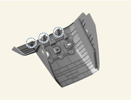 Kia EV6. Front Console Cover