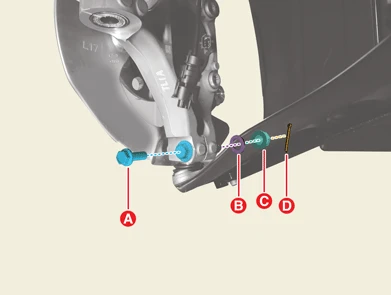 Kia EV6. Front Driveshaft