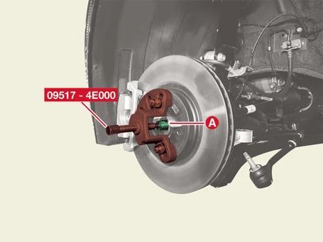 Kia EV6. Front Driveshaft