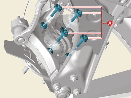 Kia EV6. Front Hub Assembly