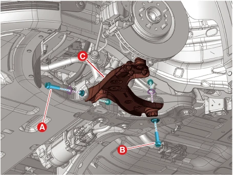 Kia EV6. Front Lower Arm