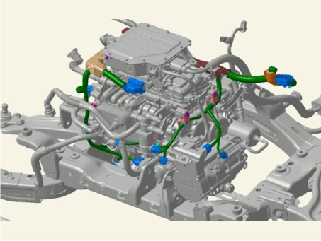 Kia EV6. Front Motor and Reduction Gear Assembly