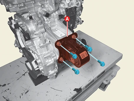 Kia EV6. Front Motor and Reduction Gear Assembly