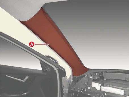 Kia EV6. Front Pillar Trim