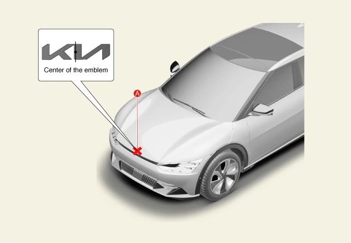 Kia EV6. Front Radar