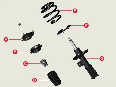 Kia EV6. Front Strut Assembly