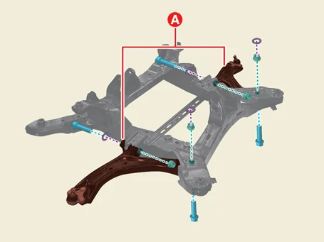 Kia EV6. Front Sub Frame