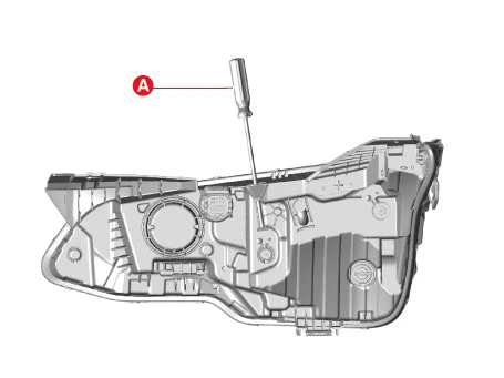 Kia EV6. Headlamps