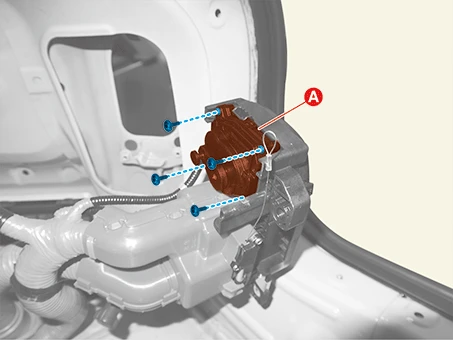 Kia EV6. Inlet Actuator