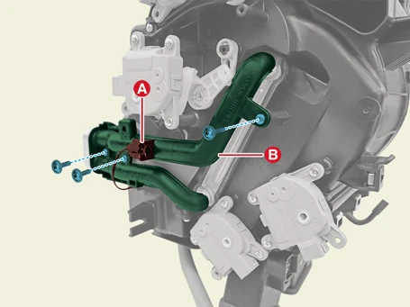 Kia EV6. Inner Condenser