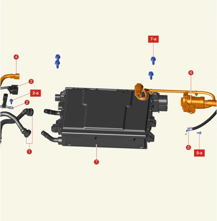 Kia EV6. Integrated Charging Control Unit (ICCU)