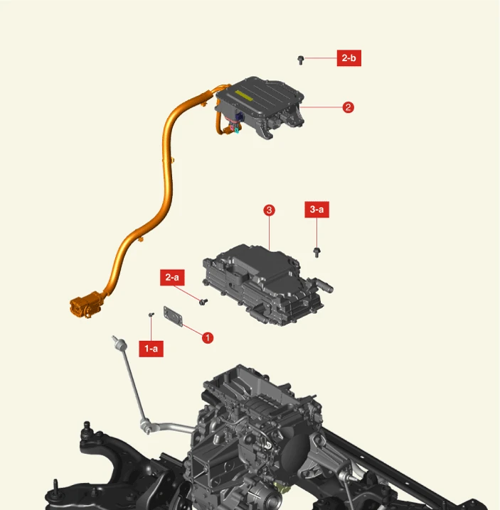 Kia EV6. Inverter Assembly (4WD)