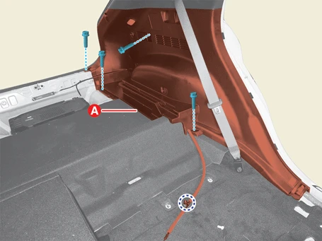 Kia EV6. Luggage Side Trim