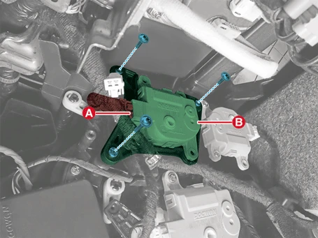 Kia EV6. Mode Control Actuator