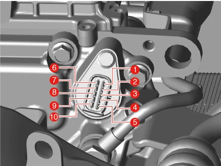 Kia EV6. Motor Position and Temperature Sensor