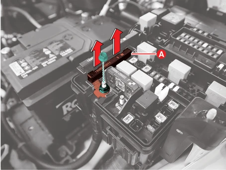 Kia EV6. PE Room Junction Block