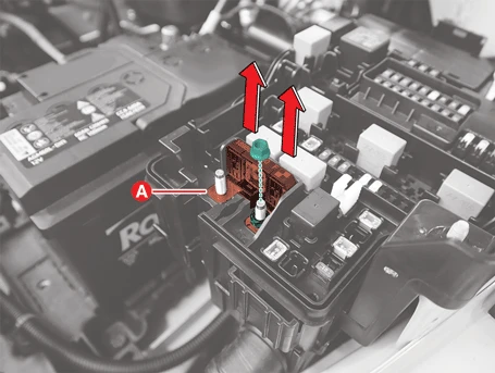 Kia EV6. PE Room Junction Block