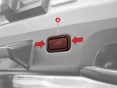 Kia EV6. Power Tailgate Switch