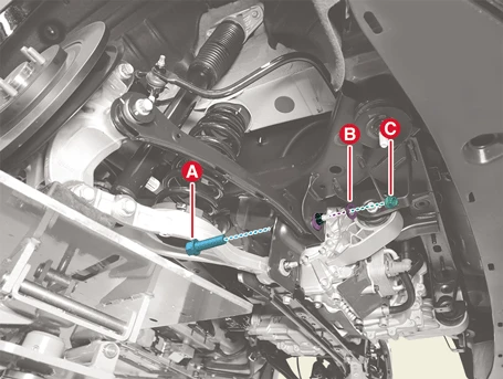 Kia EV6. Rear Assist Arm