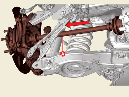 Kia EV6. Rear axle - carrier