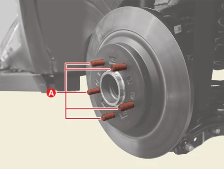 Kia EV6. Rear brake disc