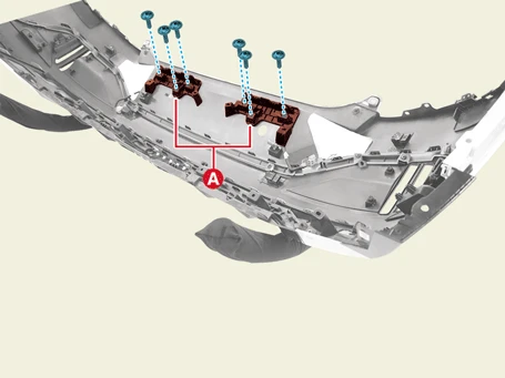 Kia EV6. Rear Bumper Assembly